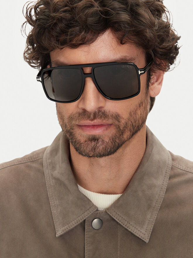 Tom Ford Sonnenbrillen Tom Ford Kemp FT1177 01A Schwarz