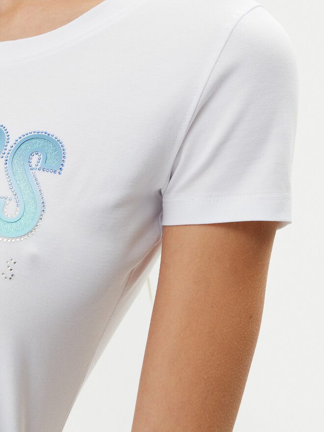 Guess Guess Camiseta W5GI14 J1314 Blanco Regular Fit