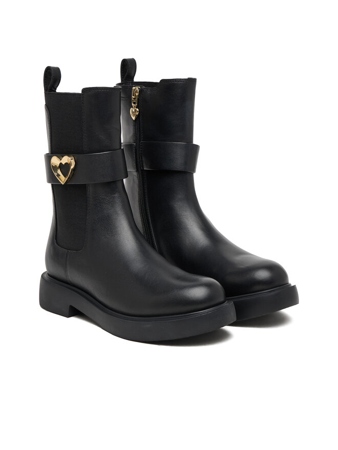 LOVE MOSCHINO Bokacsizma LOVE MOSCHINO JA24044G0NIA0000 Fekete