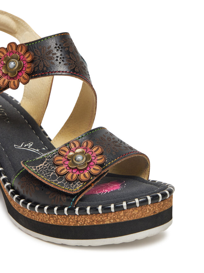 Laura Vita Sandalen Laura Vita Naomio 02 Schwarz