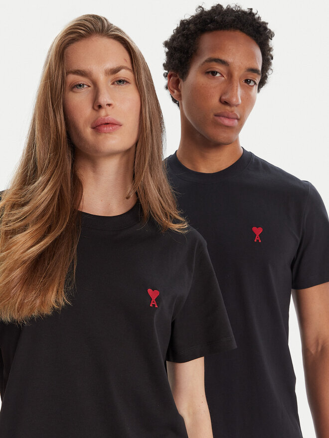 AMI PARIS AMI PARIS Camiseta BFUTS035.724 Negro Regular Fit