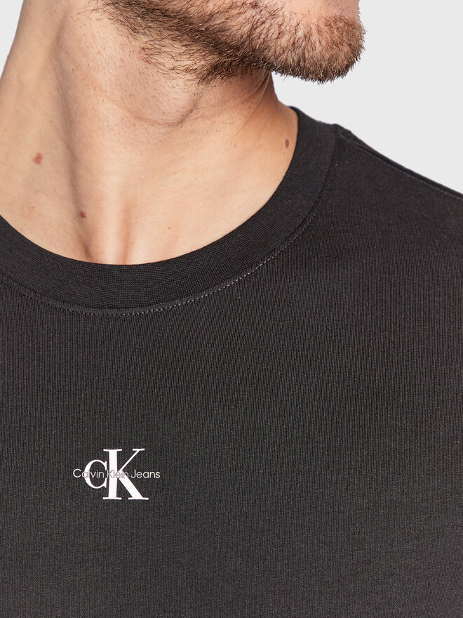 Calvin Klein Jeans Calvin Klein Jeans T-Shirt Monogram J30J322466 Μαύρο Regular Fit