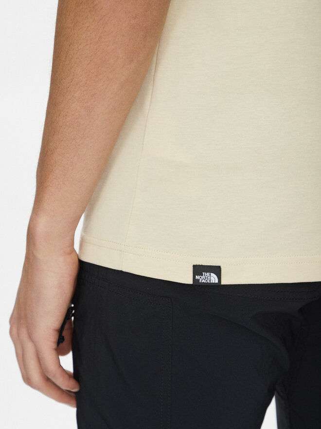 The North Face The North Face Marškinėliai Fine NF0A8A6M Smėlio Regular Fit