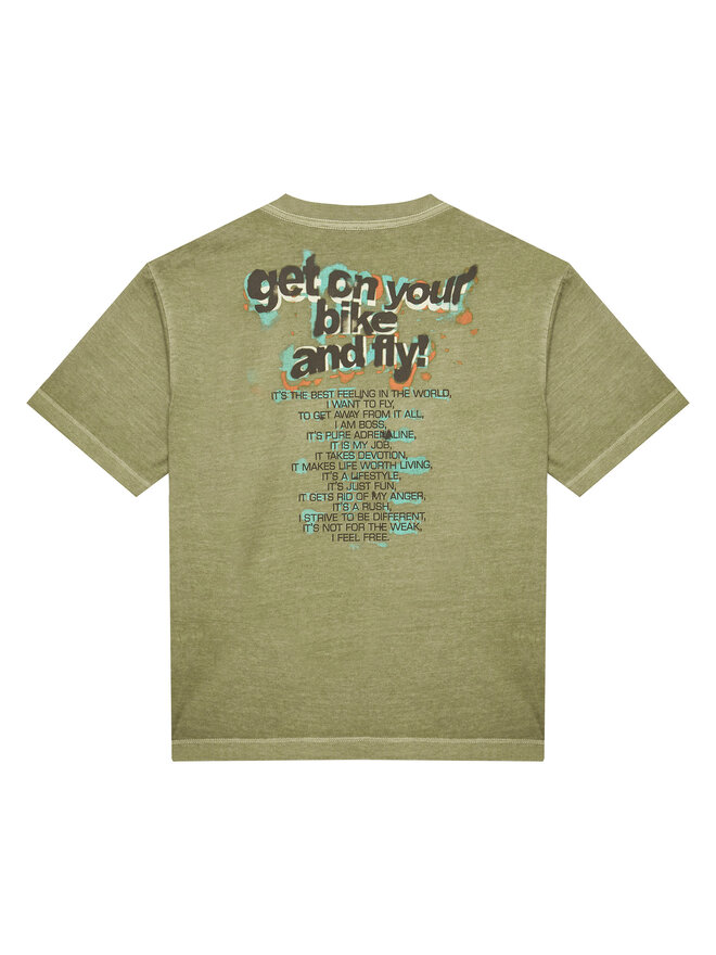 United Colors Of Benetton United Colors Of Benetton T-Shirt 3PCMC10N7 Grün Regular Fit