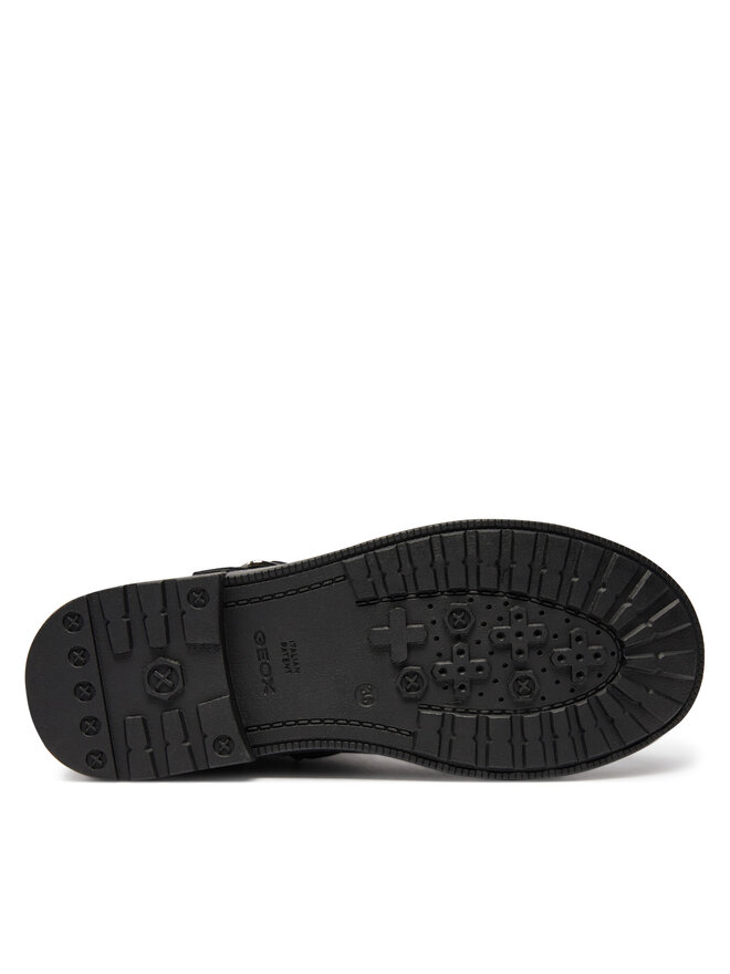 Geox Kozačky Geox Jr Eclair J469QX 000BU C9999 D Černá