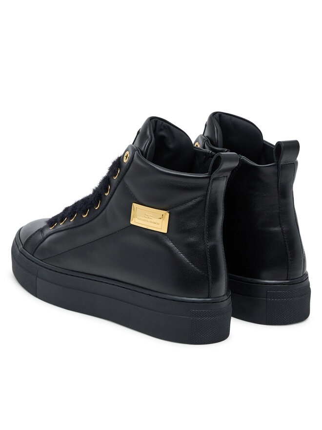 Elisabetta Franchi Ботильйони Elisabetta Franchi High Top Lace Up F4-A9E-0362-1251930 D Чорний