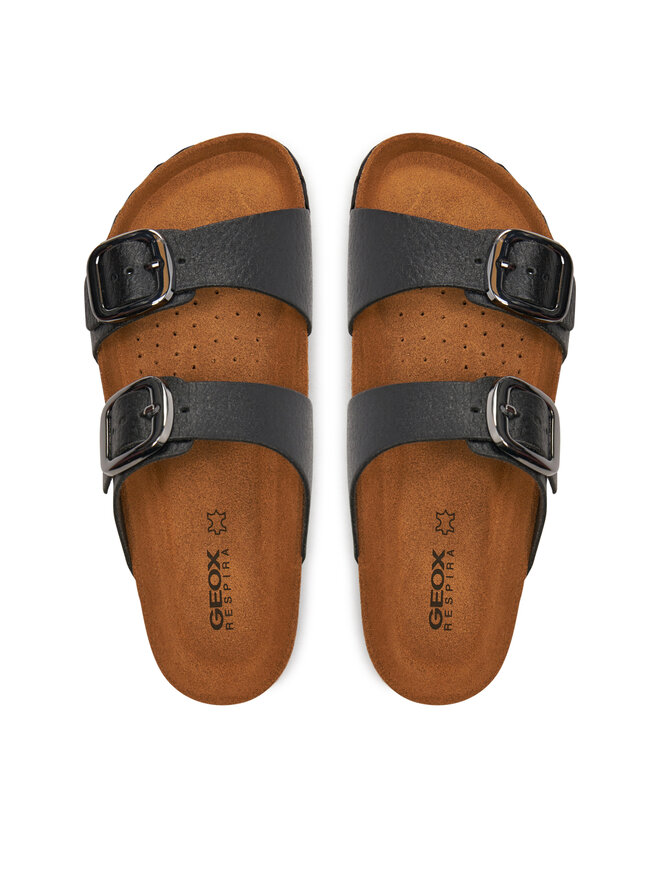 Geox Espadrile Geox D New Brionia High D45S8A 000BN C9999 Črna