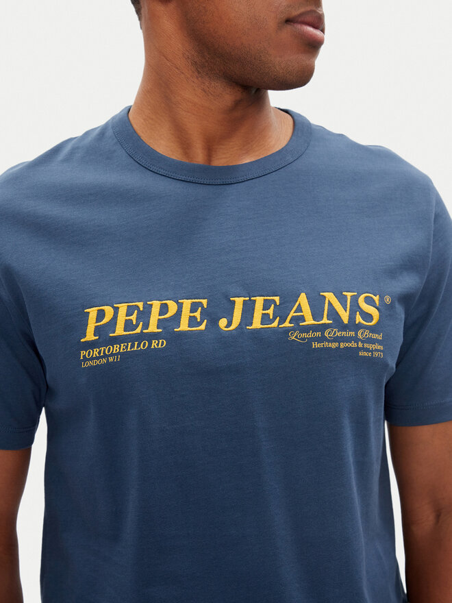 Pepe Jeans Pepe Jeans T-Shirt Dylan PM509728 Μπλε Regular Fit