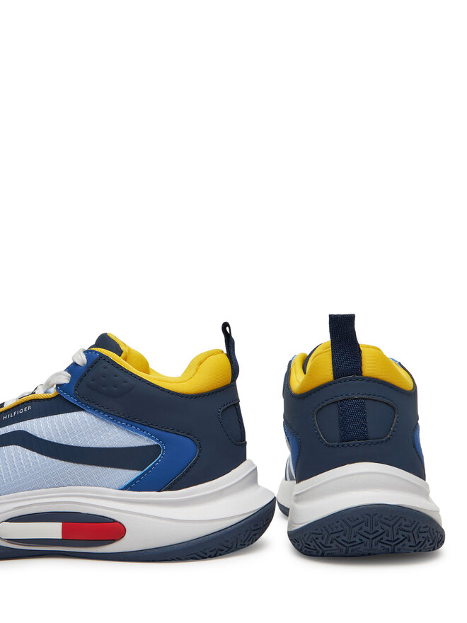 Tommy Hilfiger Sneakersy Tommy Hilfiger Low Cut Lace-Up T3B9-33884-1695 Tmavomodrá