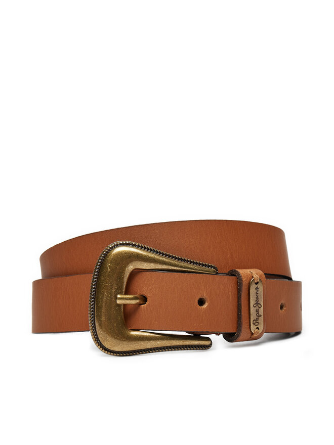 Pepe Jeans Dámský pásek Pepe Jeans Mildred PL020852 Hnědá