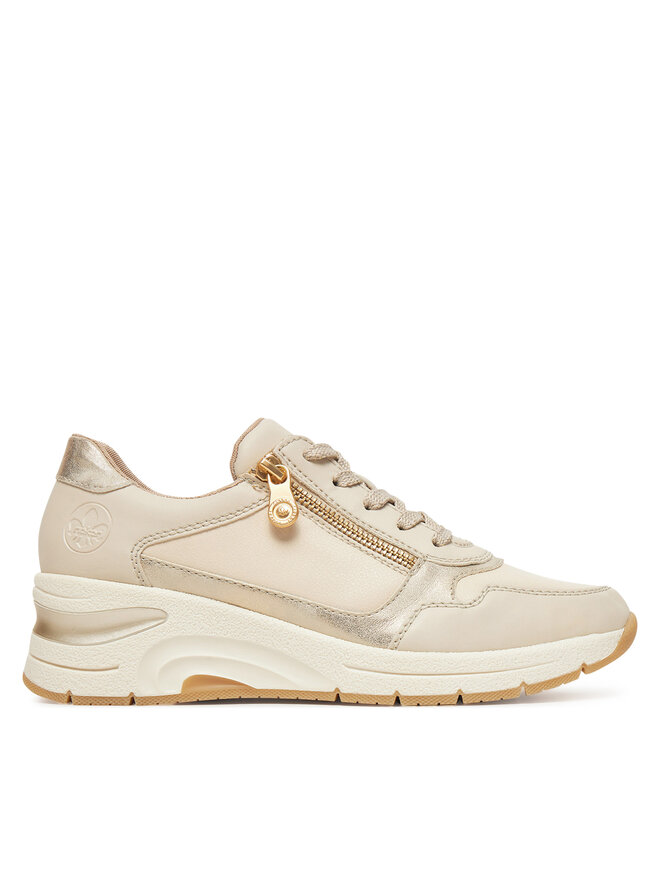 Rieker Sneakersy Rieker N9301-60 Écru