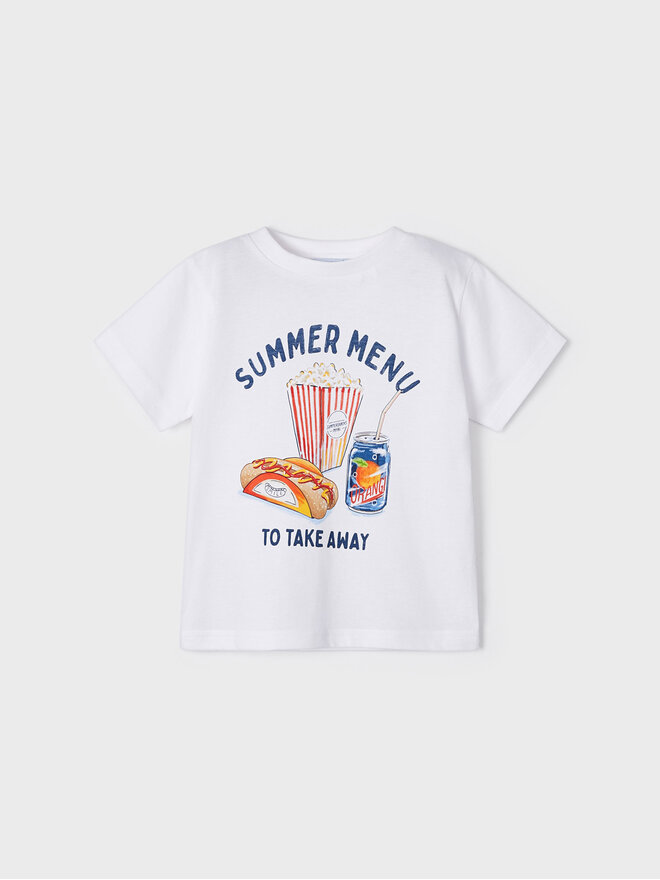 Mayoral Mayoral T-Shirt 3012 Λευκό Regular Fit