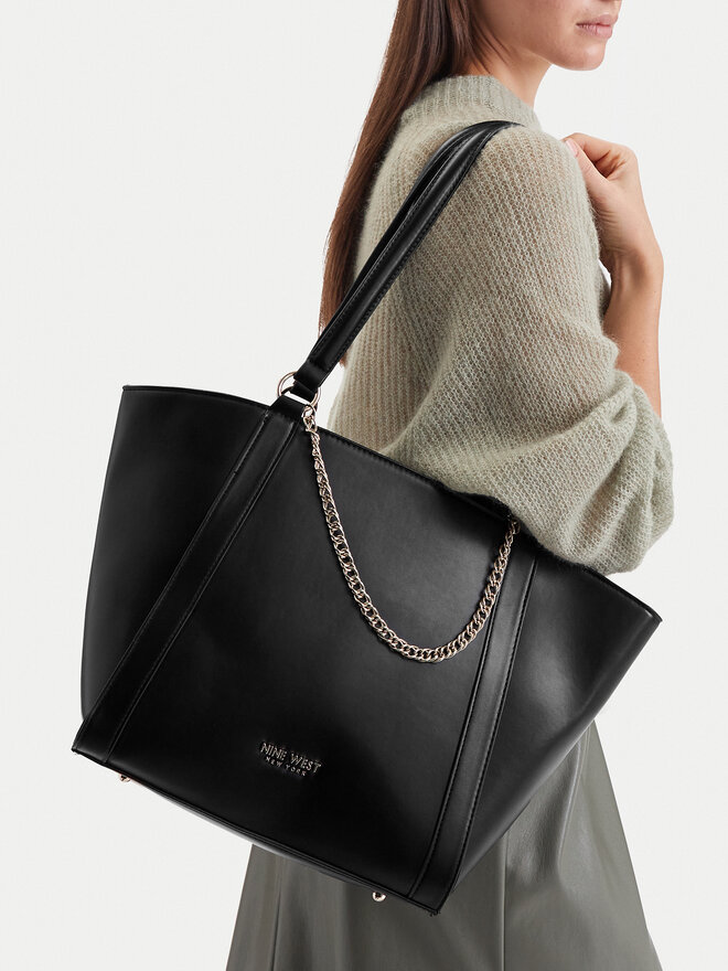 Nine West Handtasche Nine West CEO-ADDISON-LH22281 Schwarz