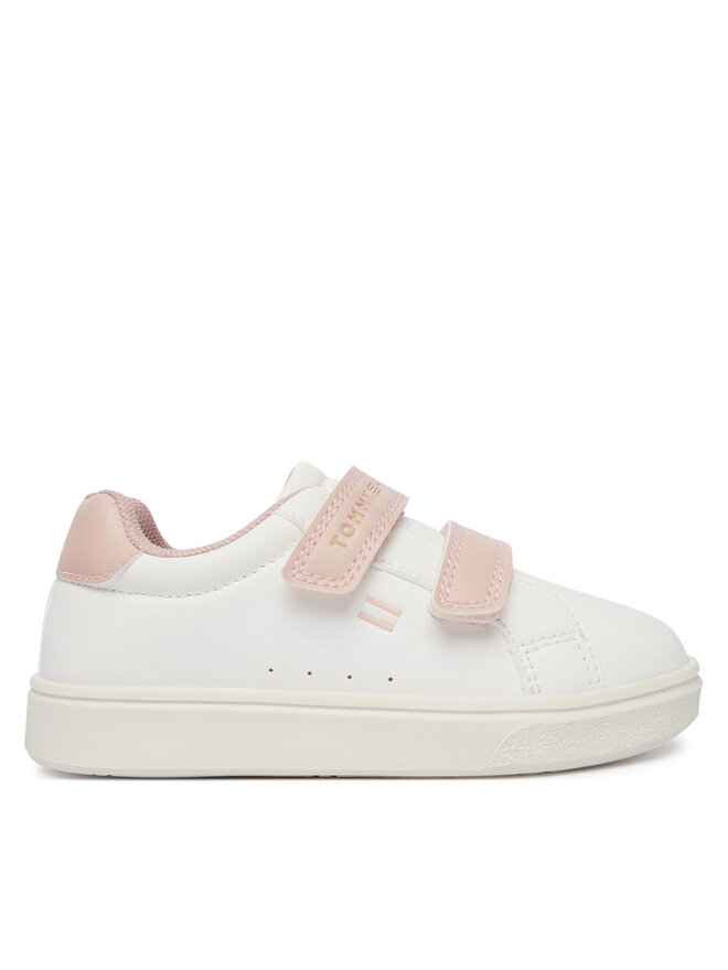 Tommy Hilfiger Sneakers Tommy Hilfiger Low Cut Velcro Sneaker T1A9-35063-1355 M Creme