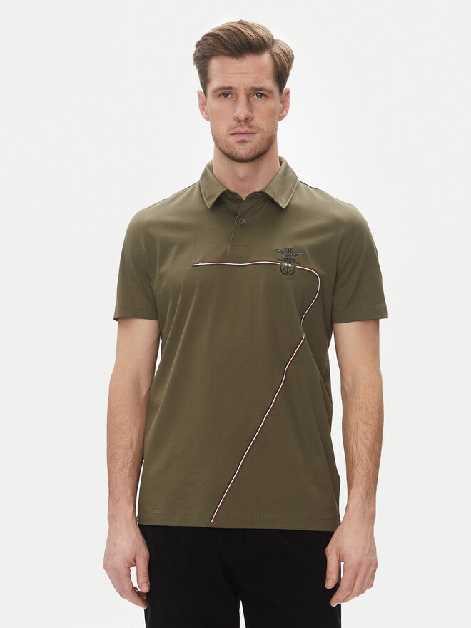 Aeronautica Militare Aeronautica Militare Поло 251PO1862J682 Хакі Regular Fit