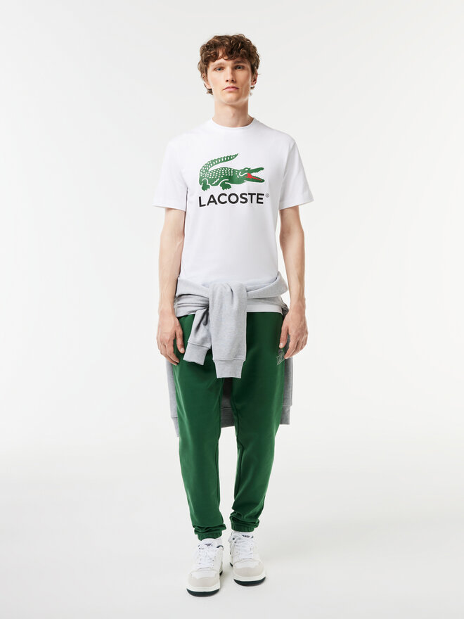 Lacoste Lacoste Marškinėliai TH1285 Balta Regular Fit