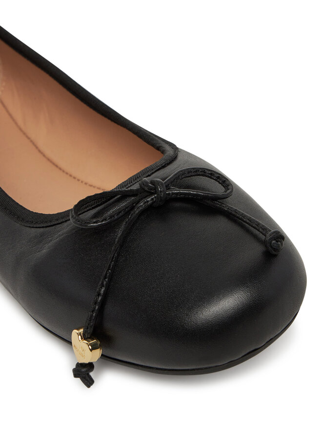 LOVE MOSCHINO Baleriny LOVE MOSCHINO JA11051G0MIE0000 Czarny