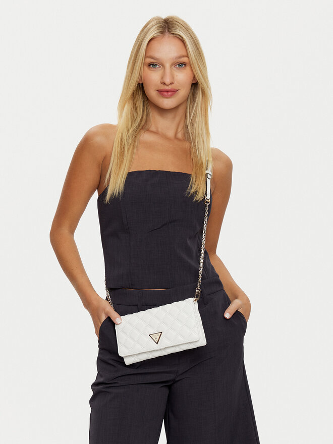 Guess Torebka Guess Giully (QG) Mini-Bags HWQG87 48750 Biały