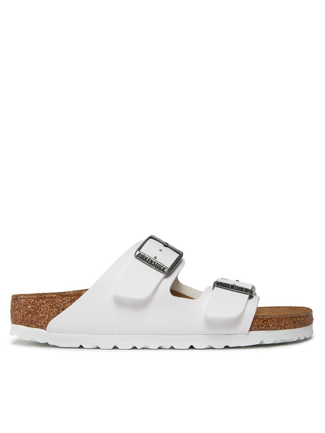 Birkenstock Pantoletten Birkenstock Arizona Birko-Flor 552683 Weiß