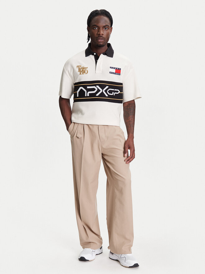 Tommy Hilfiger Tommy Hilfiger Poloshirt F1 Movie Race Day MW0MW41393 Écru Relaxed Fit