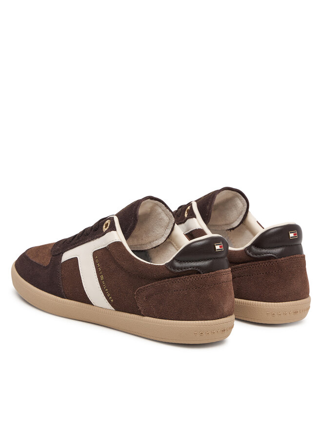 Tommy Hilfiger Sneakers Tommy Hilfiger Th Tribeca Sneaker Suede FW0FW09596 Braun
