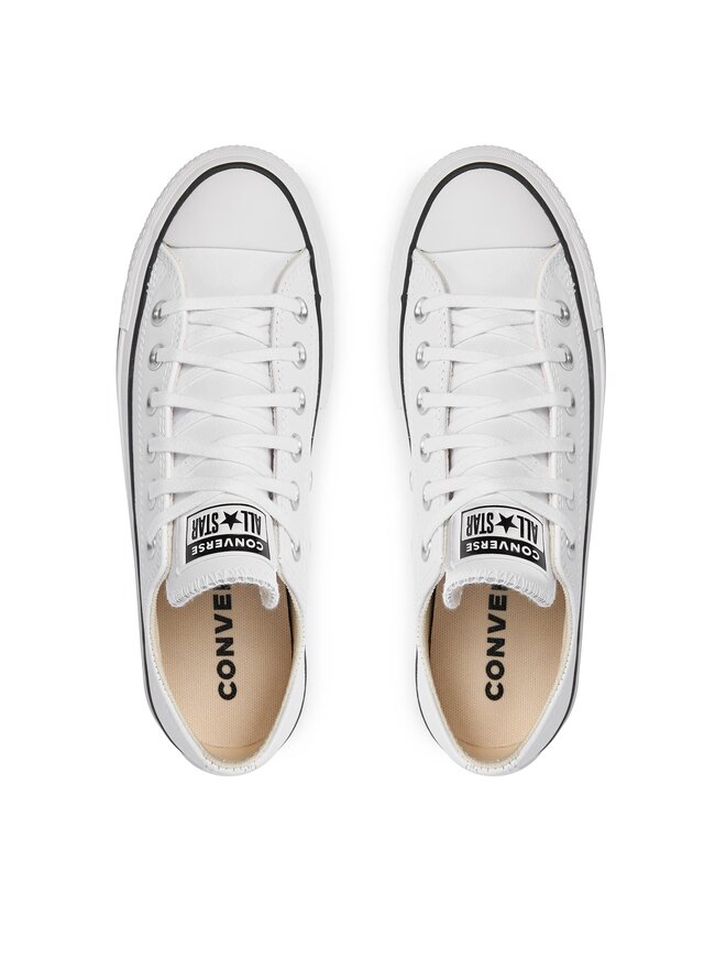 Converse Teniși Converse Chuck Taylor All Star Lift Clean Ox 561680C Alb