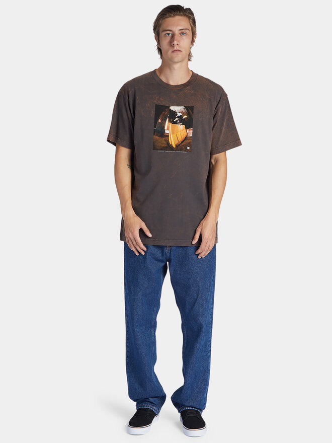 DC DC T-Shirt Heikkila Fs Nb Kttp ADYKT03218 Μαύρο Regular Fit