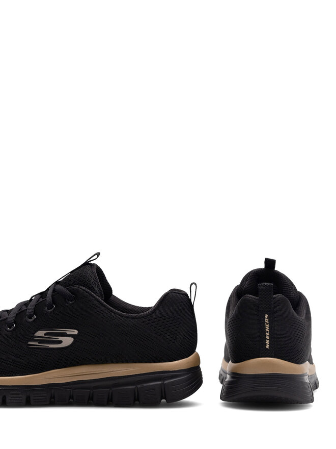 Skechers Sneakers Skechers GRACEFUL 12615 BKRG Negru