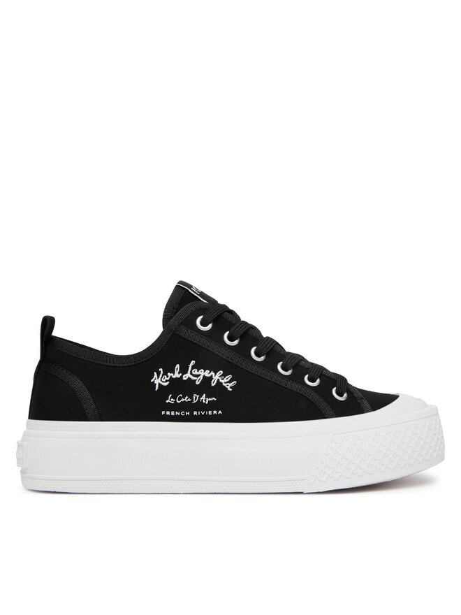 KARL LAGERFELD Кеди KARL LAGERFELD Kampus Max V KL60516 Чорний