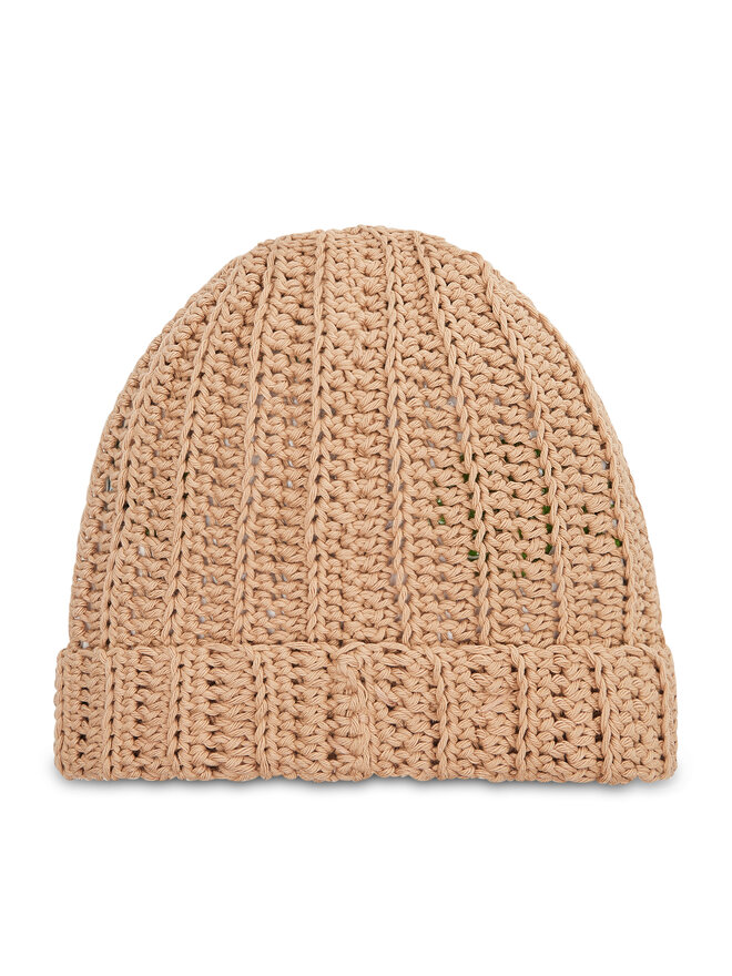 2005 Mütze 2005 Crocheted Beige