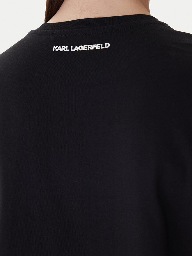 KARL LAGERFELD KARL LAGERFELD T-Shirt A1W17019 Schwarz Regular Fit