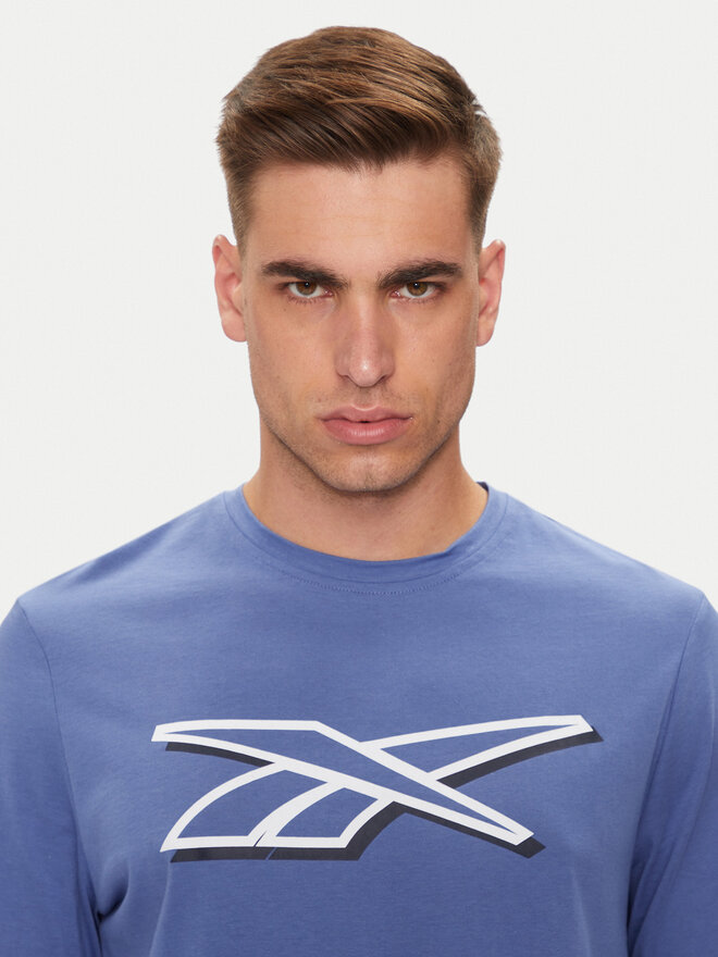 Reebok Reebok Marškinėliai Vector Pack Ri Logo Tee 100202408 Violetinė Regular Fit