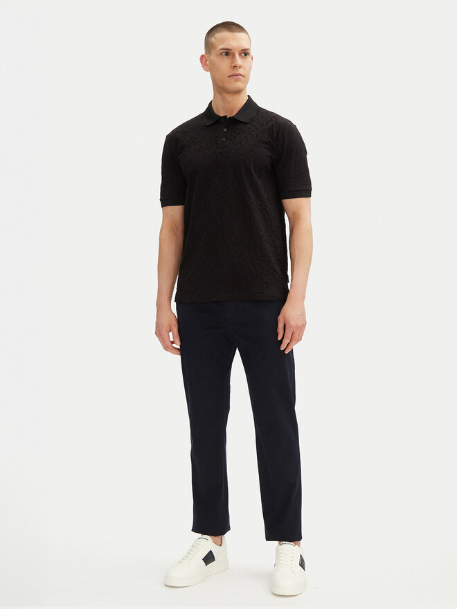 Armani Exchange Armani Exchange Поло XM000477 AF10337 FC013 Чорний Regular Fit