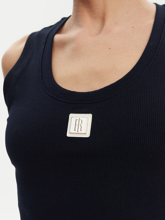Fracomina Fracomina Top FP25ST2001J40101 Dunkelblau Slim Fit