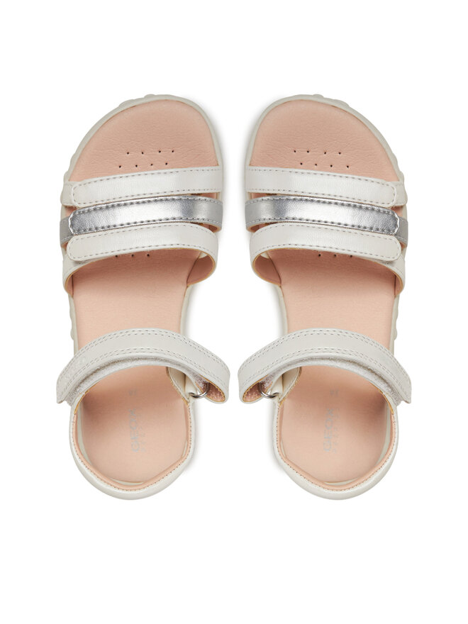 Geox Sandale Geox J Sandal Haiti Girl J458ZD 000NF C0459 S Alb