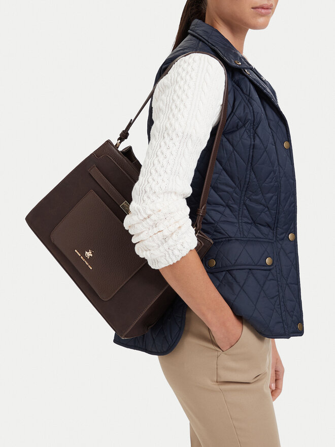 Beverly Hills Polo Club Handtasche Beverly Hills Polo Club CEO-BHPC-C-018-10 Braun