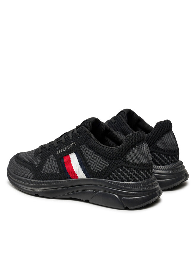 Tommy Hilfiger Zapatillas Tommy Hilfiger Modern Runner Knit Evo Ess FM0FM05245 Negro