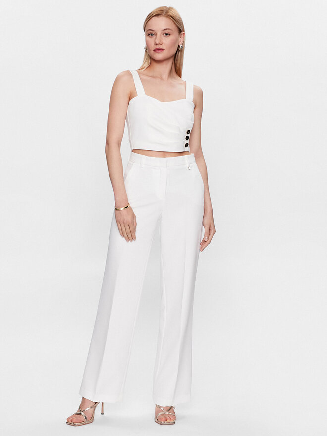 Liu Jo Liu Jo Top CA3095 T2200 Blanco Regular Fit