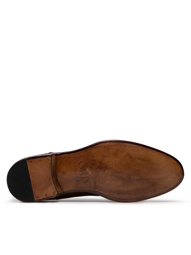 Lord Premium Półbuty Lord Premium Derby 5504 Brązowy
