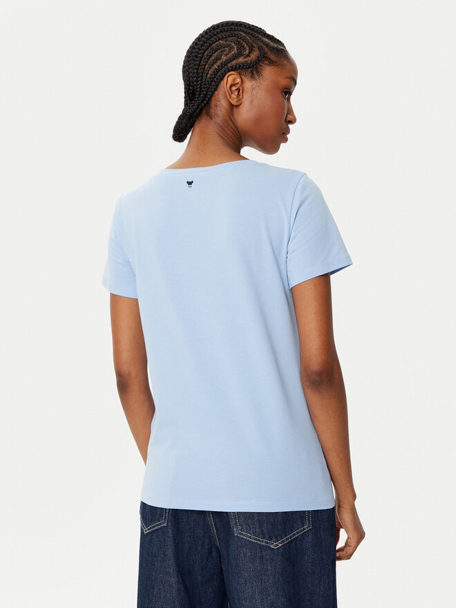Weekend Max Mara Weekend Max Mara Camiseta Multib 2515971011 Celeste Regular Fit