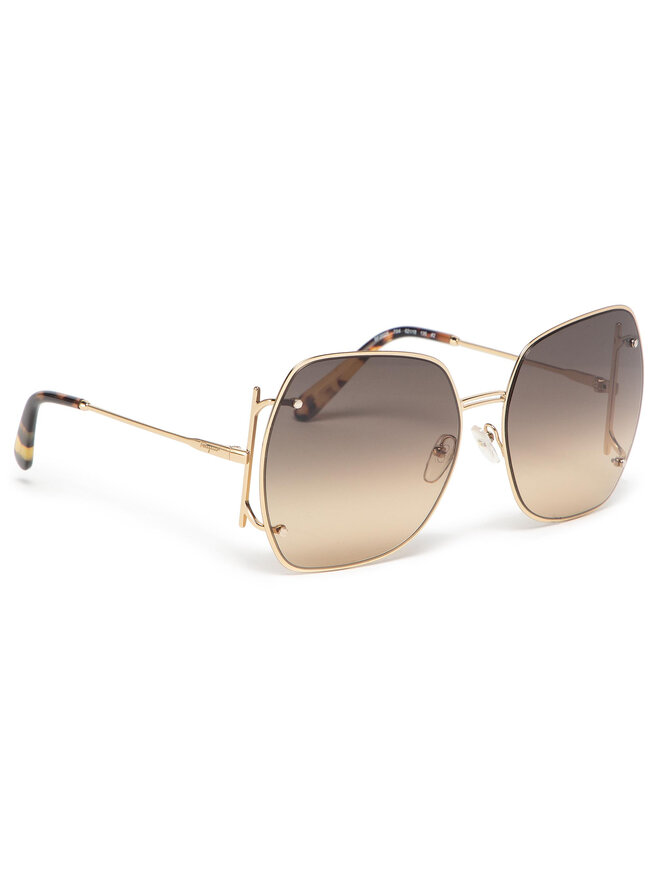Lunettes de soleil Salvatore Ferragamo SF202S Marron chaussures
