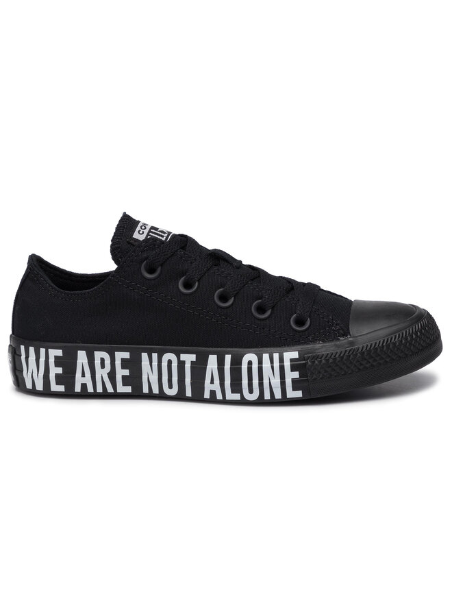 Converse Sneakers aus Stoff Converse Ctas Ox 165382C Schwarz