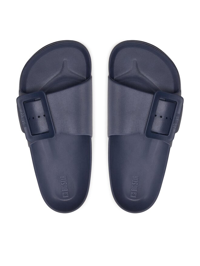Big Star Shoes Klapki Big Star Shoes NN274A665 Granatowy