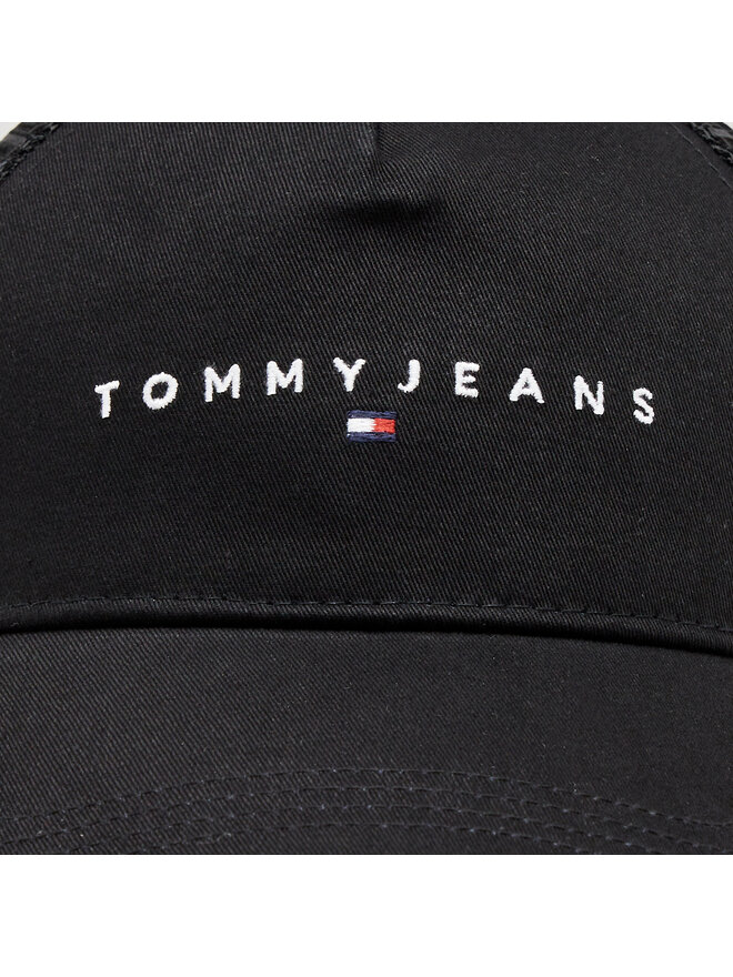 Tommy Jeans Cap Tommy Jeans Tjm Linear Logo Trucker Cap AM0AM12424 Schwarz
