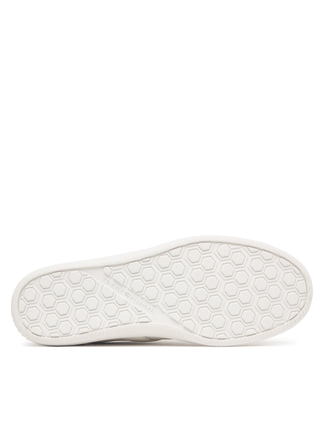 Tommy Hilfiger Sneakers Tommy Hilfiger Th Tribeca Sneaker Premium FW0FW09483 Creme