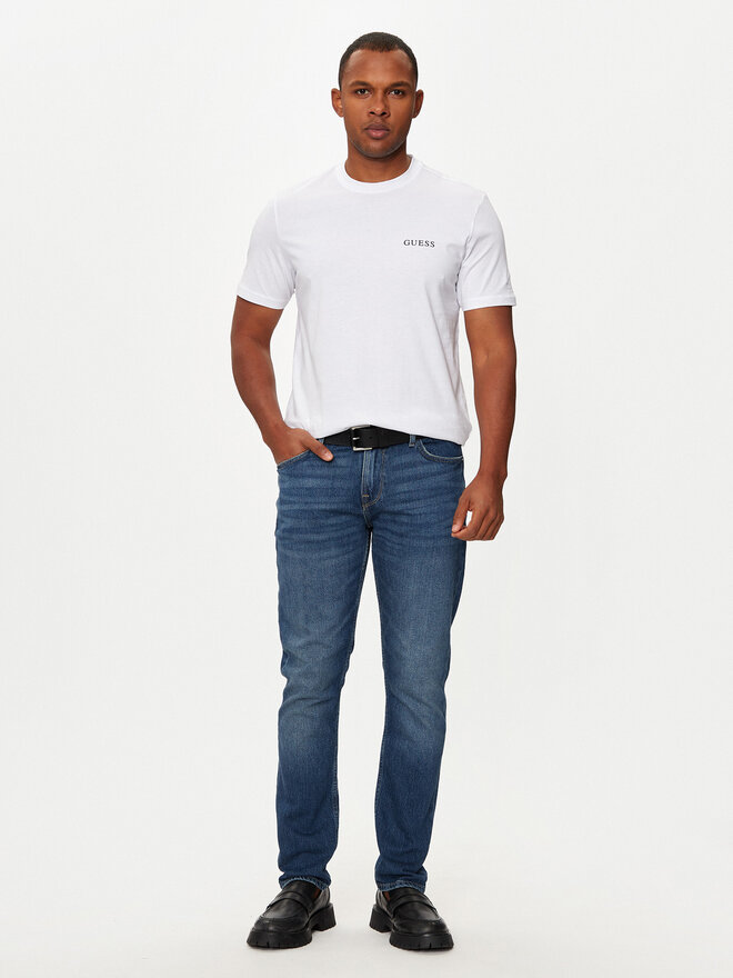 Guess Guess Camiseta U4BM03 KCAM1 Blanco Regular Fit