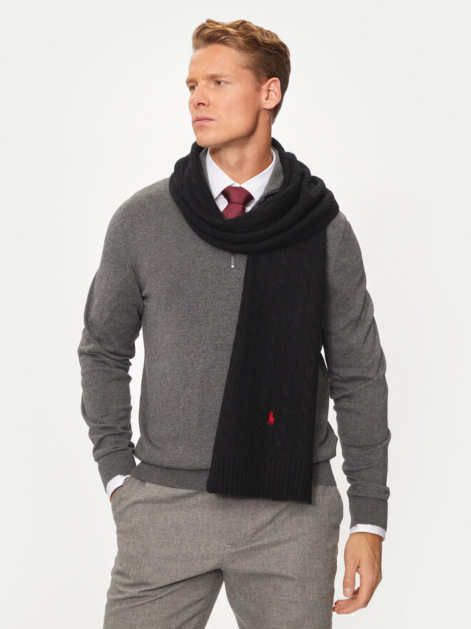 Polo Ralph Lauren Šal Polo Ralph Lauren 449959345001 Crna