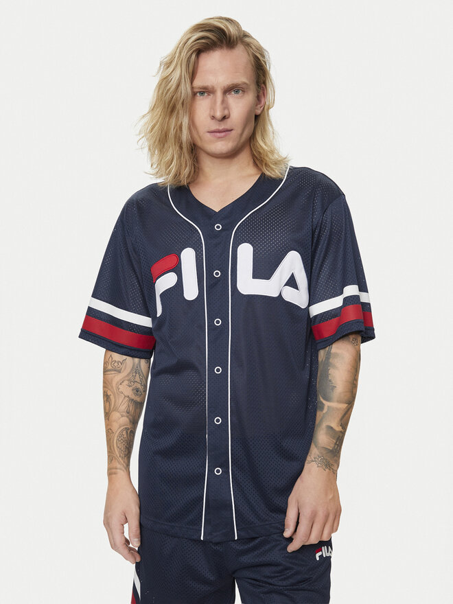 Fila Fila Póló FAM0652 Sötétkék Relaxed Fit