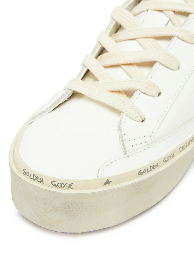 GOLDEN GOOSE Sneakersy GOLDEN GOOSE Hi Star Classic With List GWF00118.F006845.10527 Biały