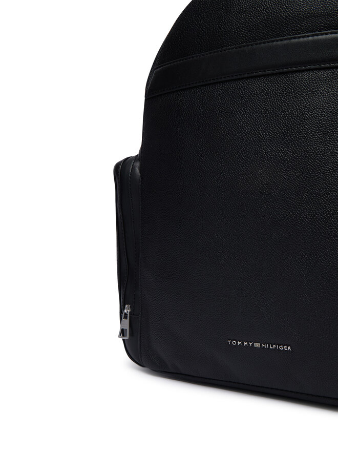 Tommy Hilfiger Rucksack Tommy Hilfiger Th Business Leather Backpack AM0AM14684 Schwarz